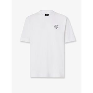 Fendi Men Cotton T-Shirt With Ff Embroidery